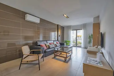Zona de estar de Casa Jimena .