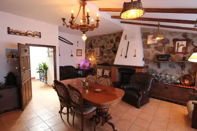 Zona de estar de Casa Palacio Carvajal