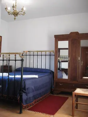 Cama o camas de una habitación en Casa Palacio Carvajal
