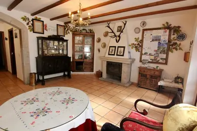 Zona de estar de Casa Palacio Carvajal