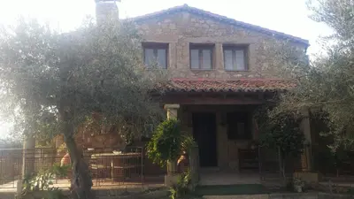 Jardín al aire libre en Casa Calañas