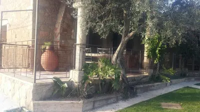 Jardín al aire libre en Casa Calañas