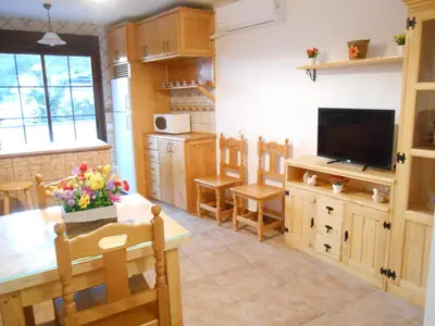 Una cocina o zona de cocina en El Portal Viejo