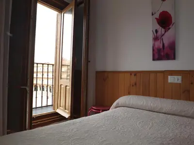 Cama o camas de una habitación en Los Angeles Plaza