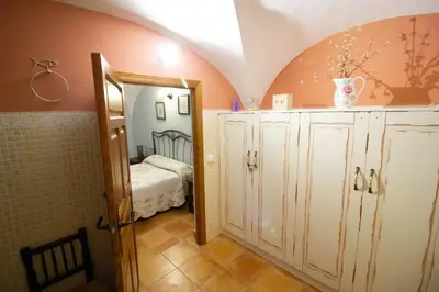 Cama o camas de una habitación en Casa Rural Villa Vieja