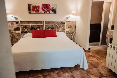 Cama o camas de una habitación en Apartamento Las Avutardas 2