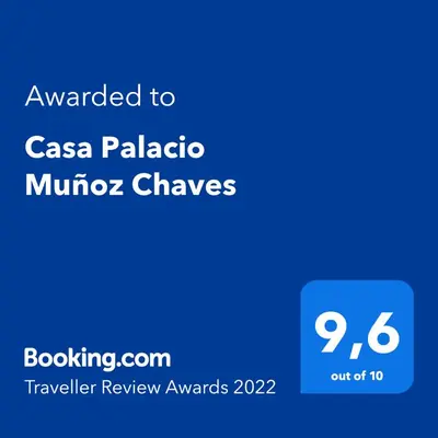 Certificado, premio, señal o documento que está expuesto en Casa Palacio Muñoz Chaves