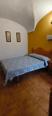 Cama o camas de una habitación en Casa rural El Corralón