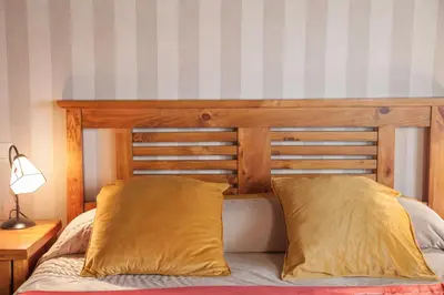Cama o camas de una habitación en Casa Rural La Cenicienta