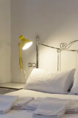 Cama o camas de una habitación en La Antigua Fonda