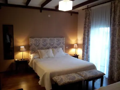 Cama o camas de una habitación en Apartamentos El Mirador Del Soto