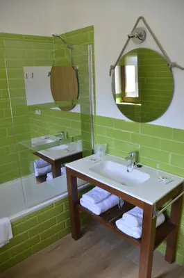 Un baño de Hotel Balneario Almeida Dama Verde