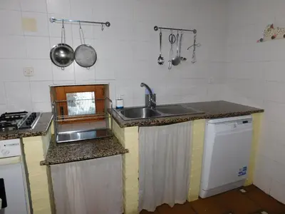 Una cocina o zona de cocina en Casa Rural La Silla de la Reina