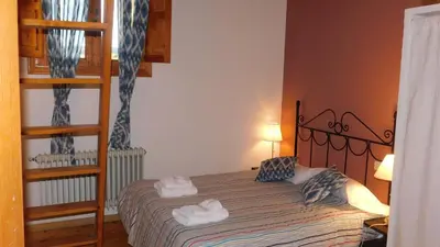 Cama o camas de una habitación en Casa Rural La Silla de la Reina