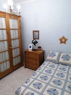 Cama o camas de una habitación en Atico