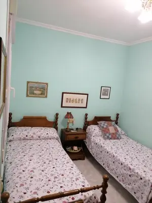 Cama o camas de una habitación en Atico