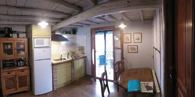 Una cocina o zona de cocina en Alojamientos La Herrera