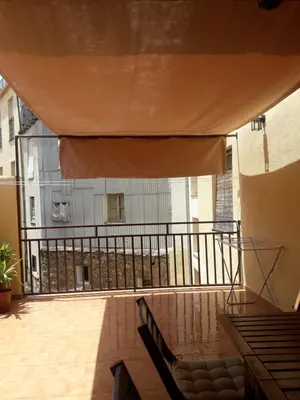 Un balcón o terraza de Apartamentos y Estudios LA RISTRA
