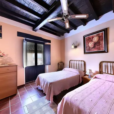 Cama o camas de una habitación en Casa Tia Emilia