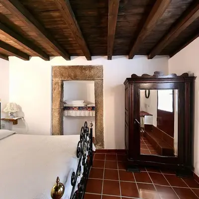 Cama o camas de una habitación en Casa Tia Emilia