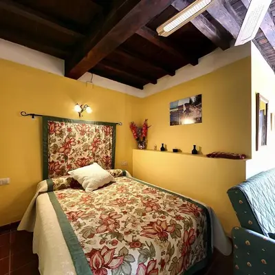 Cama o camas de una habitación en Casa Tia Emilia