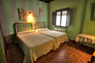 Cama o camas de una habitación en Casa Tia Emilia