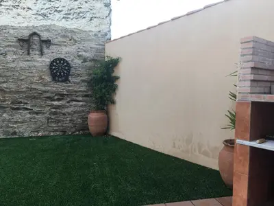 Jardín al aire libre en Apartamentos Rurales el Trillo