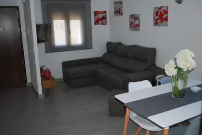 Zona de estar de Apartamentos Rurales el Trillo