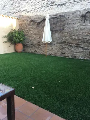 Jardín al aire libre en Apartamentos Rurales el Trillo