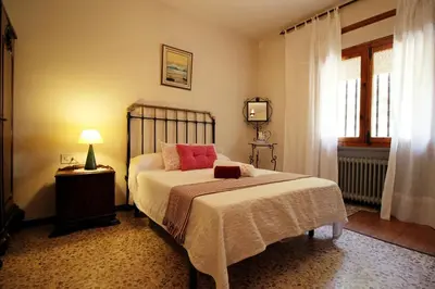 Cama o camas de una habitación en Las Hazas Jarandilla de la Vera