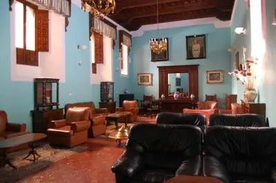 Zona de estar de Hospederia del Real Monasterio