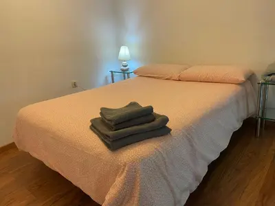 Cama o camas de una habitación en Apartamento Arco del Cristo