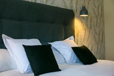 Cama o camas de una habitación en Hotel Spa Sinagoga