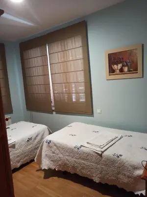 Cama o camas de una habitación en La Bimborra