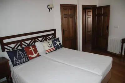 Cama o camas de una habitación en Casa Rural La Picota
