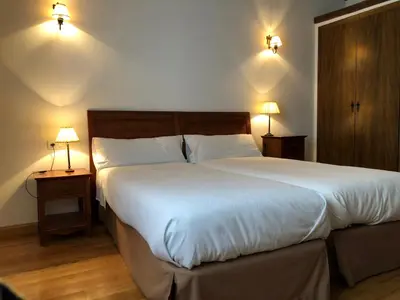 Cama o camas de una habitación en Casa Rural La Picota