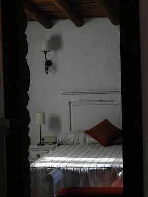 Cama o camas de una habitación en Apartamentos Rurales Escobar & Jerez