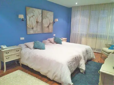 Cama o camas de una habitación en Hotel San Antonio