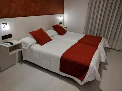 Cama o camas de una habitación en Emperatriz I