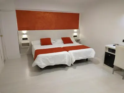 Cama o camas de una habitación en Emperatriz I