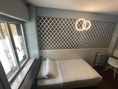 Cama o camas de una habitación en Hostal Gud Salamanca