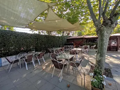 Un restaurante o sitio para comer en Camping El Pinajarro