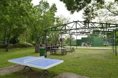 Instalaciones para jugar al ping pong en Camping El Pinajarro o alrededores