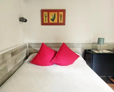 Cama o camas de una habitación en Camping El Pinajarro