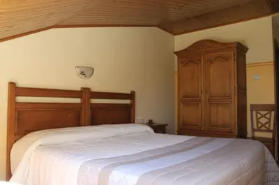 Cama o camas de una habitación en Hotel Rural La Plazuela