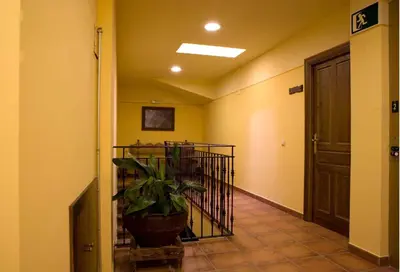 Una televisión o centro de entretenimiento en Hotel Rural La Plazuela