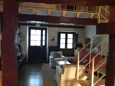 Zona de estar de Apartamento loft la casa de las Pajaritas
