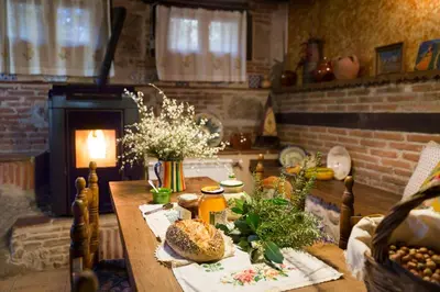 Comida en o cerca of this country house