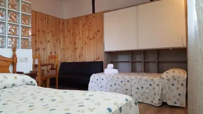 Cama o camas de una habitación en Camping Al-Bereka