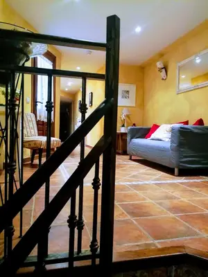 Cama o camas de una habitación en Casa Rural El Infante
